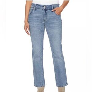 Hudson Jeans | Mid Rise Straight Leg Light Blue Wash | 6